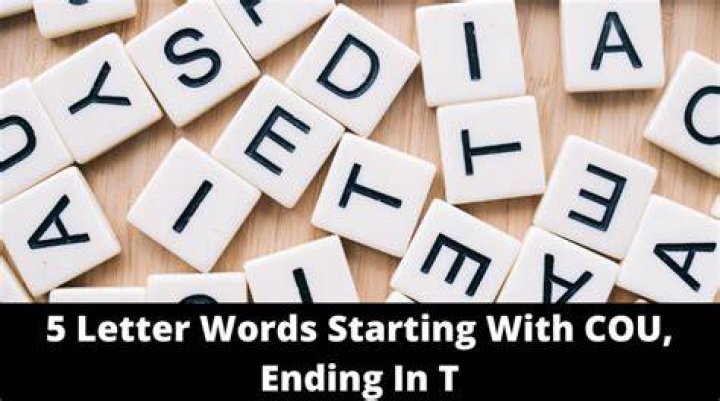 5 Letter Words Starting with COU Ending With T All Words List
