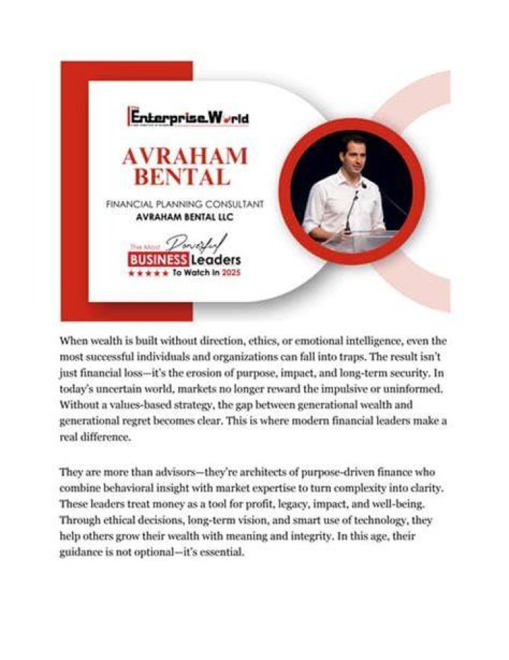A Financial Trailblazer With Unparalleled Expertise