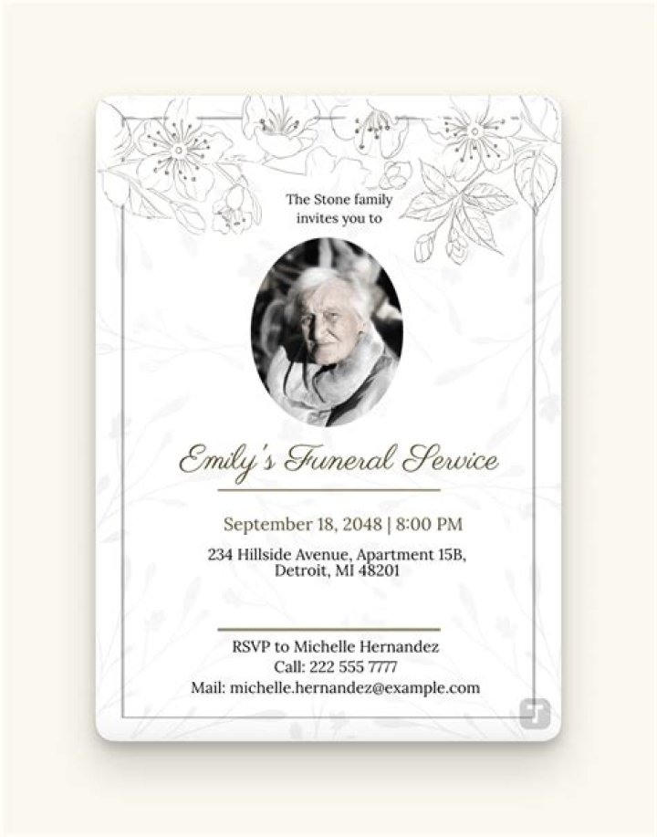 Alabama Death Notice And Funeral