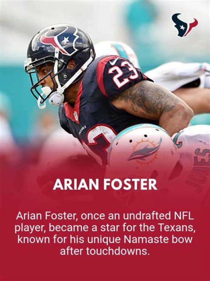 Arian Foster: From Undrafted To NFL Star