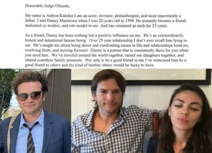 Ashton Kutcher and Mila Kunis address why they wrote letters supporting Danny Masterson before rape |