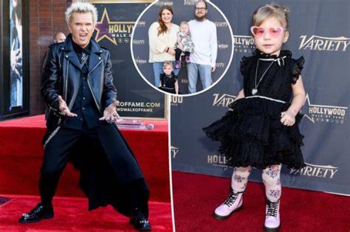 Billy Idol and granddaughter Poppy Rebel, 2, match in rocker looks