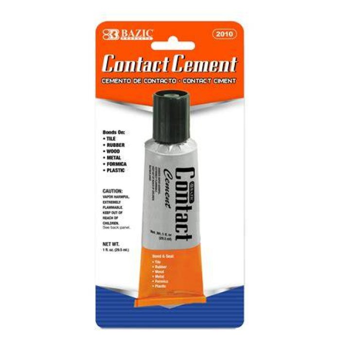 Can you thin contact cement with acetone?