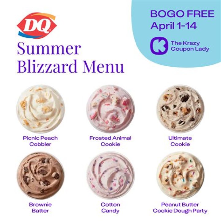 Dairy Queen Blizzard Menu: A Complete Guide to Irresistible Treats