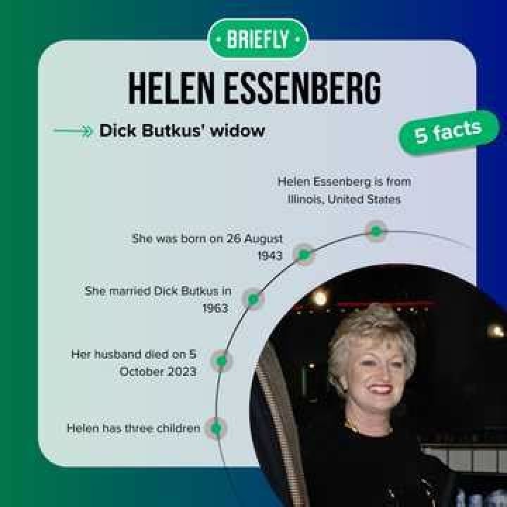 Dick Butkuss Wife Helen Essenberg Bio, Nationality, Net Worth 2023, Child