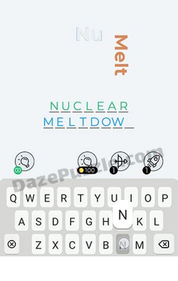 Dingbats Level 77 [Nu melt] Answer