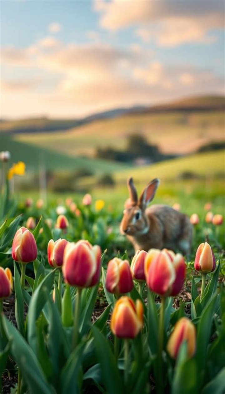 Do rabbits eat tulip flowers?