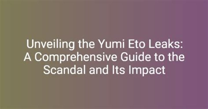 Exploring the World of Yumi Etoo: A Comprehensive Guide to Her Career and Impact