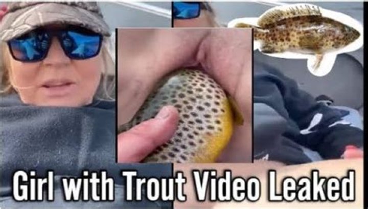 Girl Trout For Clout Video Meme Twitter Reddit Reacts 2 People And 1 Fish From Tasmania Australia