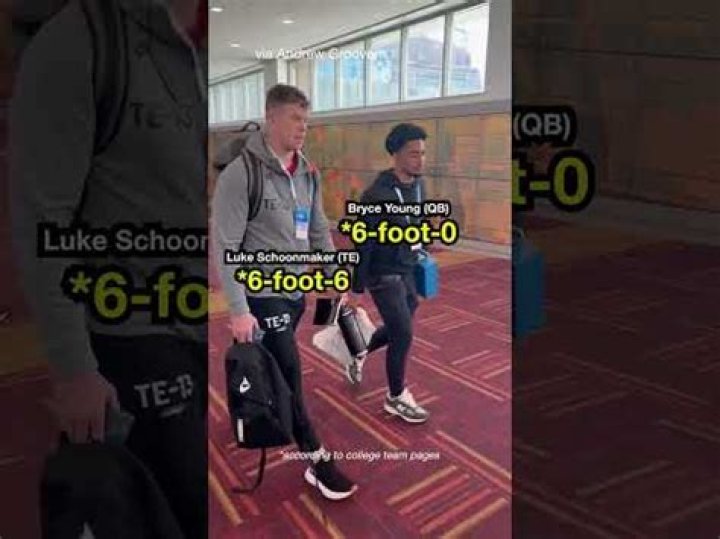He look like an 8th grader Bryce Youngs appearance at NFL Combine sparks hilarious meme