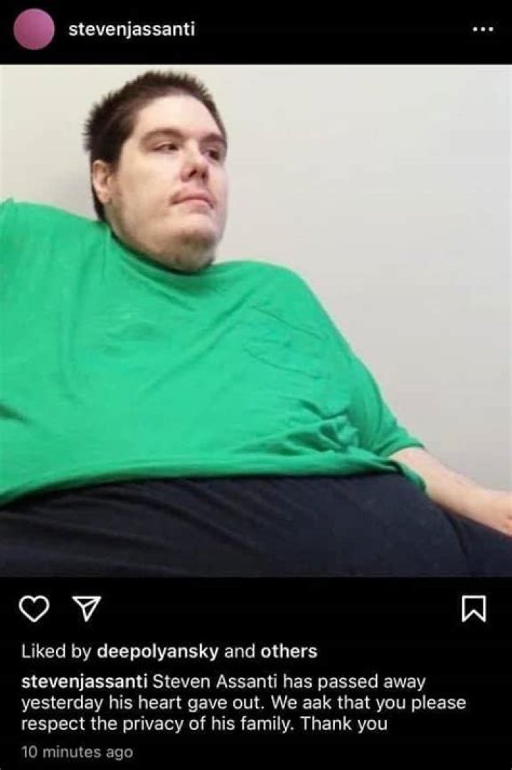 Is Steven Assanti OK? 'My 600-Lb Life' star's brother Justin Assanti dismisses death rumors ·