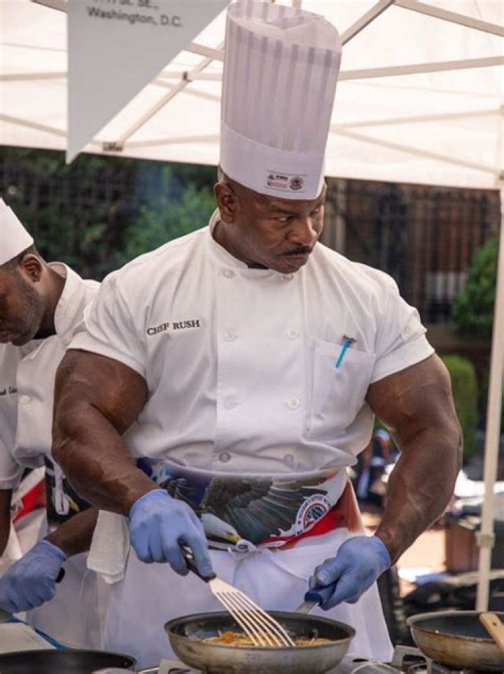 Jacked White House Chef Andre Rush Went Viral For His 24-Inch Biceps. Here's How He Got Them. ·