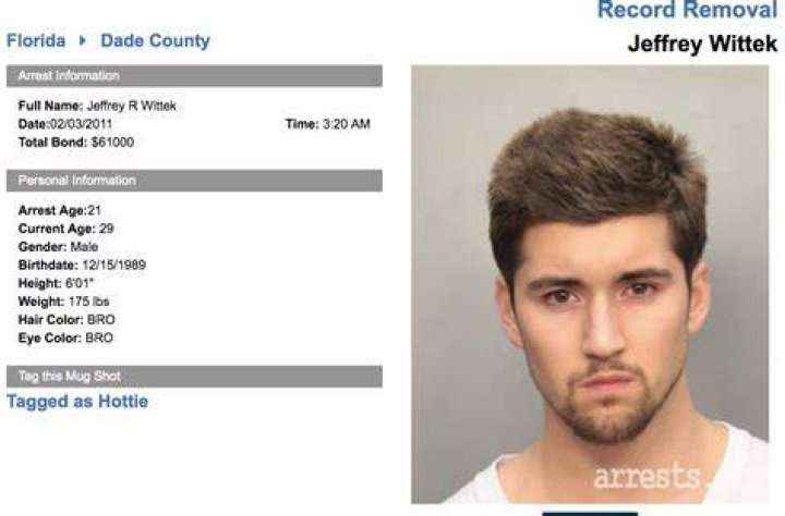 Jeff Wittek Mugshot