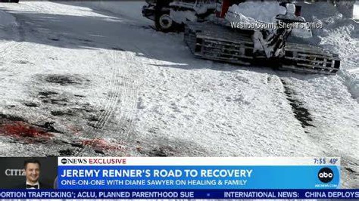 Jeremy Renner returning to work a year after snowplow accident |
