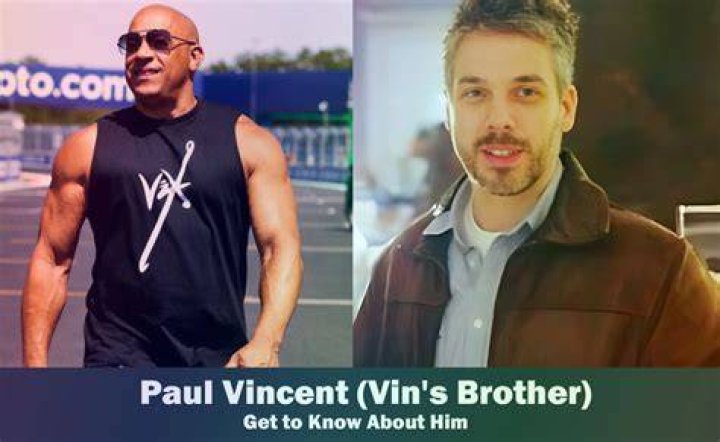 Meet Vin Diesels Fraternal Twin Brother Paul Vincent