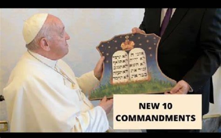 Pope Ten Commandments