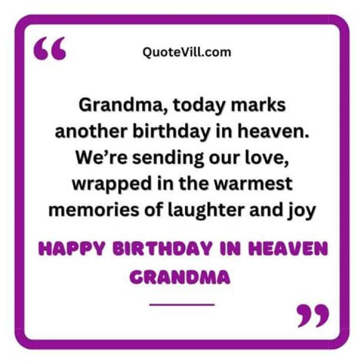 Remembering My Grandmother On Her Birthday In Heaven