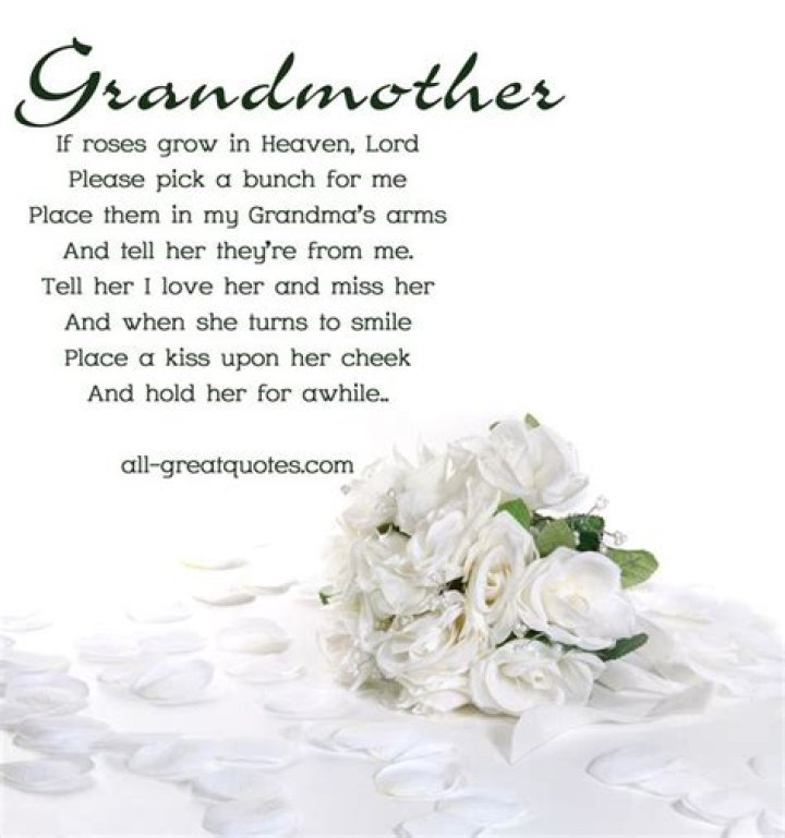 Remembrance And Comfort: Grandmother In Heaven Quotes