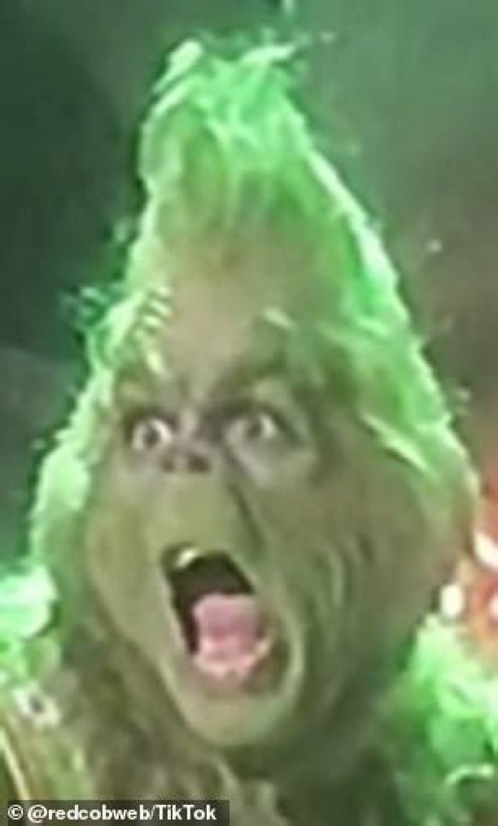 The Grinch fans lose it after TikTok user spots movie editing fail over Jim Carrey's yellow eyes