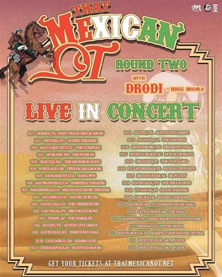 Ultimate Guide To That Mexican Ot Concert Tickets 2024 Tour Dates