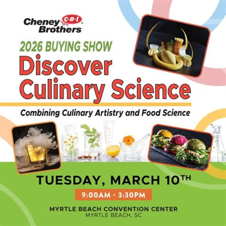 Unveil Culinary Delights At The Cheney Brothers Food Show Myrtle Beach 2023