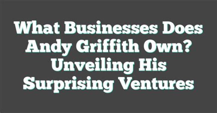 Unveiling Andy Griffith's Net Worth: Secrets And Surprises Revealed