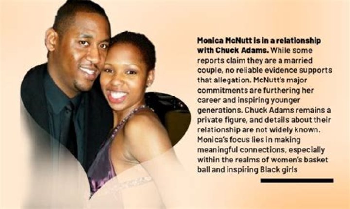 Unveiling The Inspiring Journey Of Chuck Adams And Monica McNutt's Marriage
