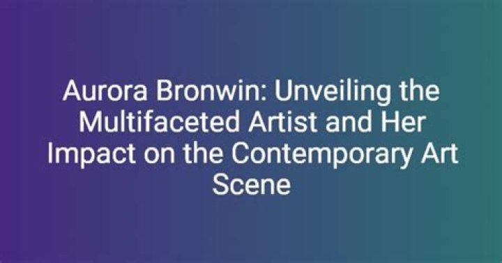Unveiling The Multifaceted Artist And Her Impact