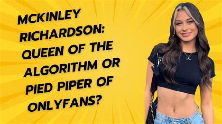 Unveiling The Truth Behind The "McKinley Richardson OnlyFans Leak"