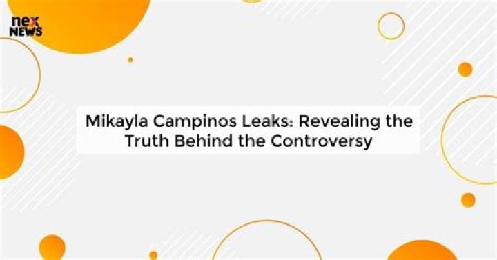 Unveiling The Truth Behind The "Mikayla Campinos" Leak: An Investigative Deep Dive