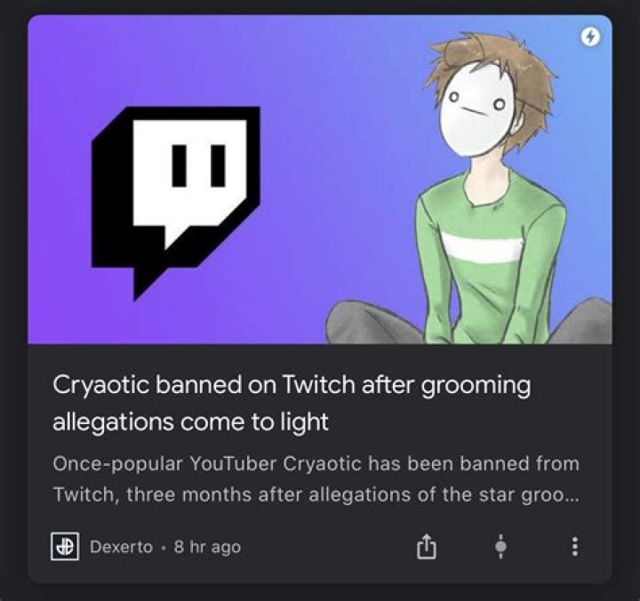 What happened to Cryaotic? What is He doing now, biography.. ·