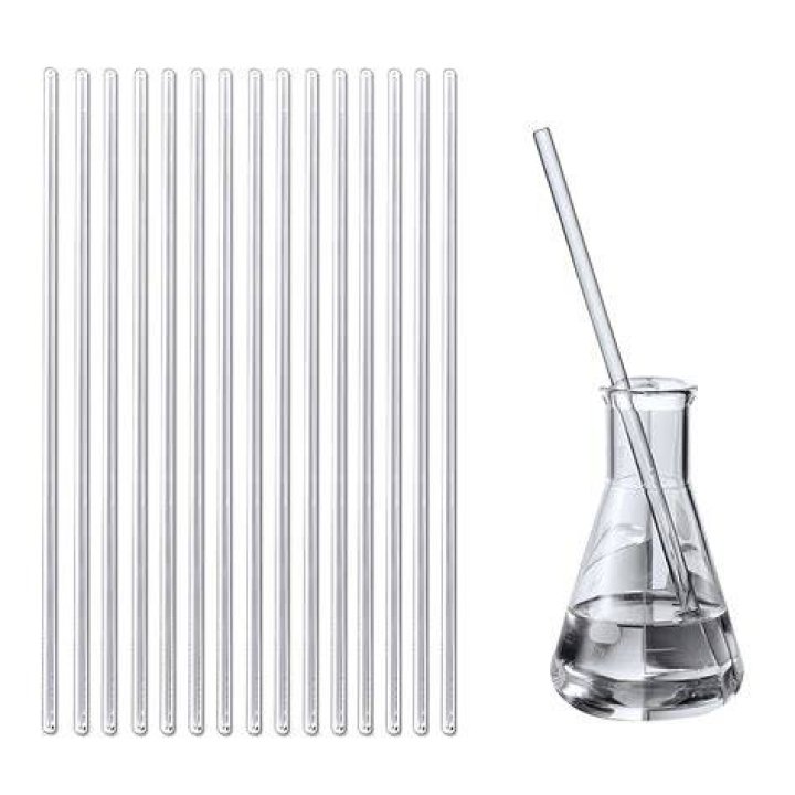 What is the purpose of a glass stirring rod?