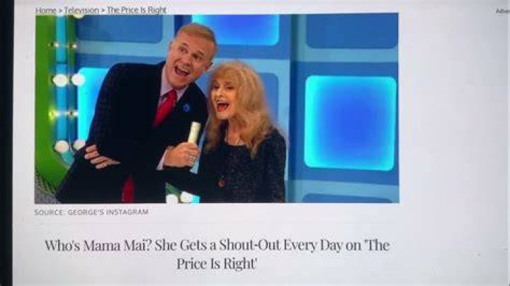 Who is Mama Mai on The Price is Right and what's her job?
