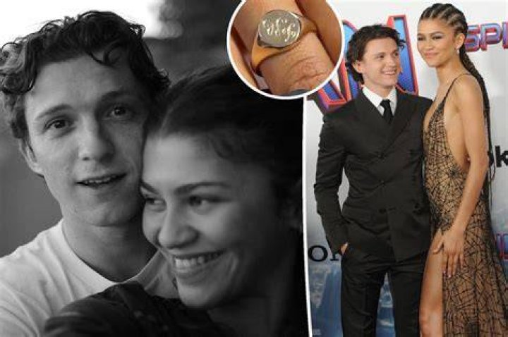Zendaya shows off ring engraved with Tom Holland's initials
